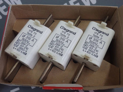 17870 - LEGRAND -  17870 /    Cartouche ¨¤ couteaux type gI taille 2 - 315A   NEW