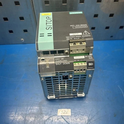 Siemens 6EP1334-3BA00 SITOP DC 10A POWER SUPPLY Fast Shipping! + Warranty