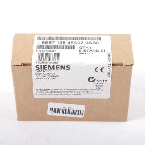 New Siemens 6ES7138-4FA02-0AB0 6ES7 138-4FA02-0AB0 DP ET200S Electronics Module