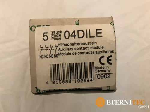 5 St¨¹ck Moeller 04DILE Hilfsschalterbaustein 04 DIL E Neu