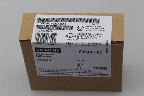 New Siemens 6ES7972-0BA12-0XA0 6ES7 972-0BA12-0XA0 SIMATIC DP Connection Plug