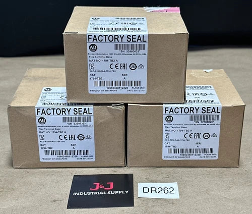 (3) FACTORY SEALED- Allen-Bradley 1794-TB2 Ser A Flex Terminal Bases || WARRANTY