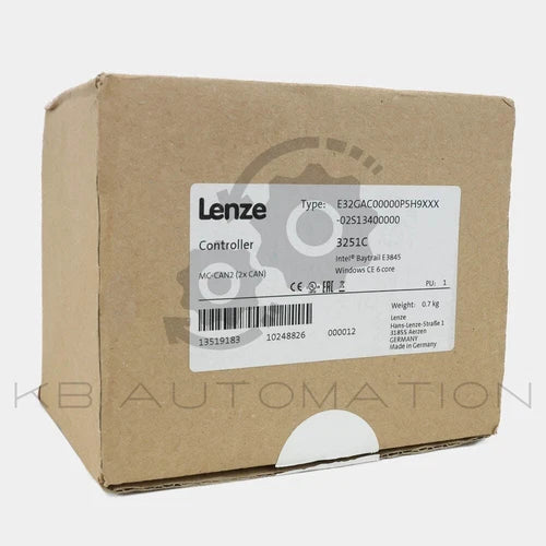 Controlador de for?a L Lenze E32GAC00000P5H9XXX-02S13400000 (13519183), MC-CAN2