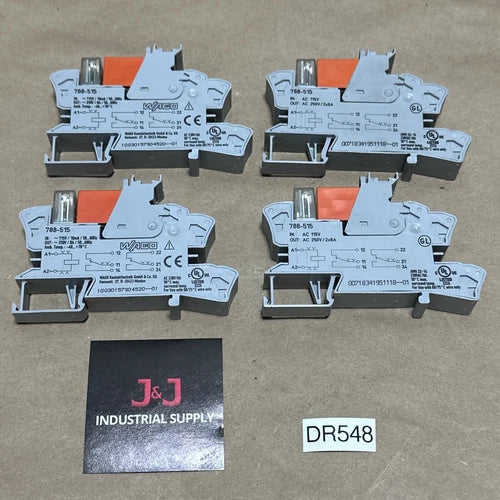 (4) NEW NO BOX- WAGO 788-515 115V/250V Relay Modules || FAST SHIPPED & WARRANTY!