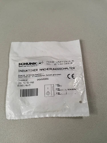 Schunk IN 5/S-M8 0301469 NEU / OVP