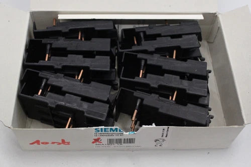 10x SIEMENS SIRIUS 3RA1921-1AA00 3P Leistungsschalter Verbindungsbausteine ​​OVP