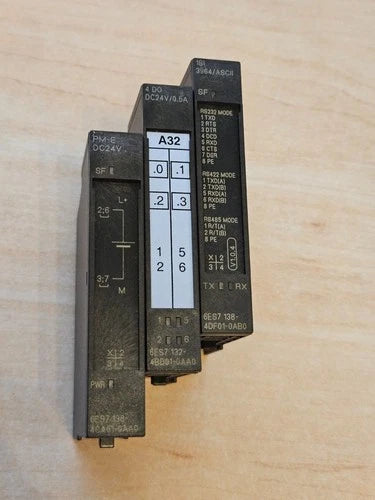 Siemens 6ES7138-4CA01-0AA0 6ES7132-4BD01-0AA0 6ES7138-4DF01-0AB0 (3 units)
