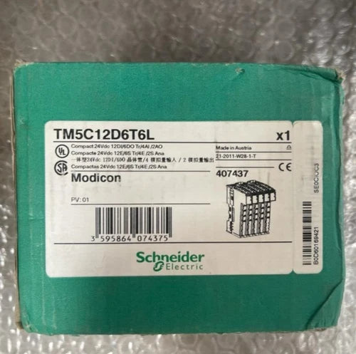 Schneider Electric, TM5C12D6T6L, Compact 24Vdc 12DI/6DO Tr/4AI/2AO