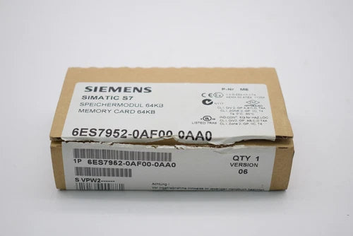 Siemens Simatic S7 Memory Module 6ES7952-0AF00-0AA0 ( 6ES7 952-0AF00-0AA0 ) V.06