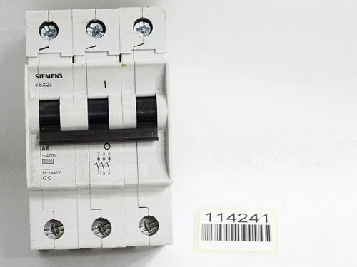 Siemens 5SX23 A6 400VAC Leitungsschutzschalter