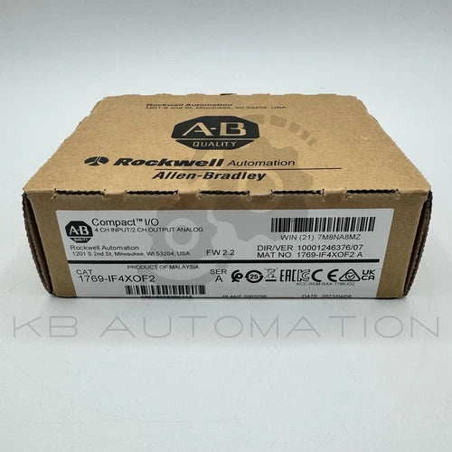 1769-IF4XOF2 CompactLogix analogue I/O module, 4-in/2-out, current/voltage I/O