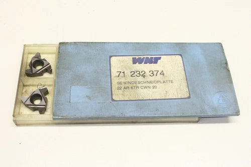 2x WNT 71 232 374 22 AR 6TR CWN 20 Gewindeschneidplatten 71232374 OVP