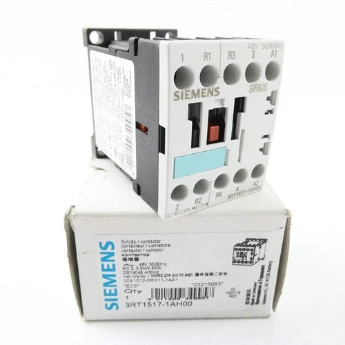 SIEMENS 3RT1517-1AH00 (48V 50/60Hz) CONTACTOR *E05*