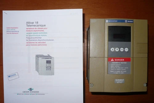 VARIATEUR TRIPHASE 380V 0,75KW VITESSE SCHNEIDER ELECTRIC TELEMECA. ATV18U18N4