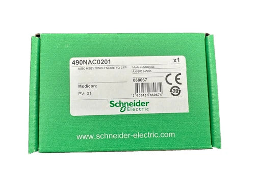 SCHNEIDER ELECTRIC 490NAC0201 M580 HSBY SINGLEMODE FO SFP MODICON PV 01