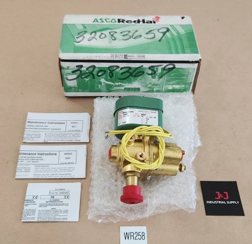 *BRAND NEW* Asco HB8342C001MMS 4-Way Solenoid Valve 120V 60Hz 1/4 Pipe +Warranty
