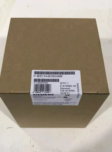New Siemens 6ES7314-6CG03-0AB0 6ES7 314-6CG03-0AB0 SIMATIC S7-300 CPU 314C-2 DP
