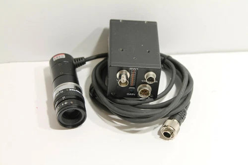 C?mera de V¨ªdeo Sony CV-M531 CCD com Lente de TV Cosmicar/Pentax 16mm