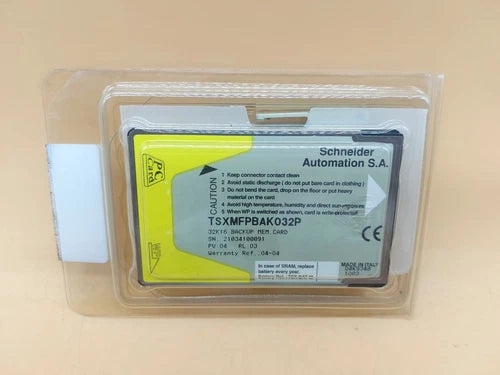 SCHNEIDER ELECTRIC Modicon TSXMFPBAK032P, 32K 16 BACKUP MEM CARD TSX MICRO