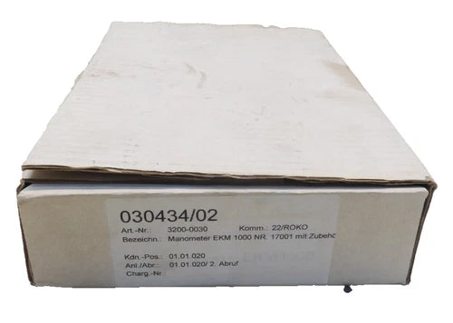 030434/02, Manometer EKM 1000 NR.17001 mit Zubeh?r