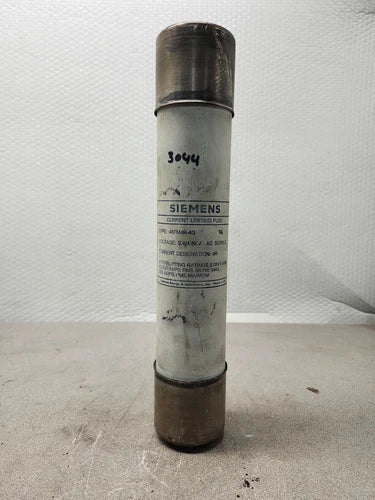 USED Siemens Current Limiting Fuse 2.4/4.8kV AC 50/60Hz 4R 48771LIN Type 48FM4R