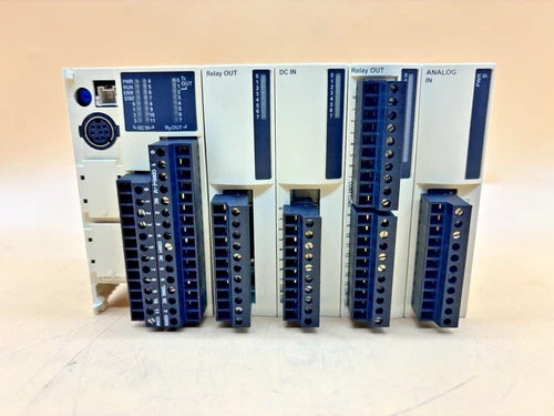SCHNEIDER ELECTRIC TWIDO TWDLMDA20DRT BASE UNIT WITH MODULES "SEE PICTURES"