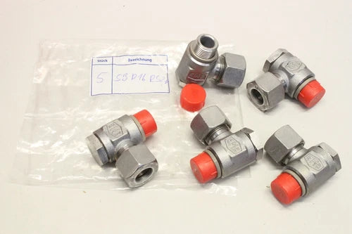 5x EMB SBD16RS21 Winkel Schwenkverschraubung Schwenkbar SBD16RS21 OVP