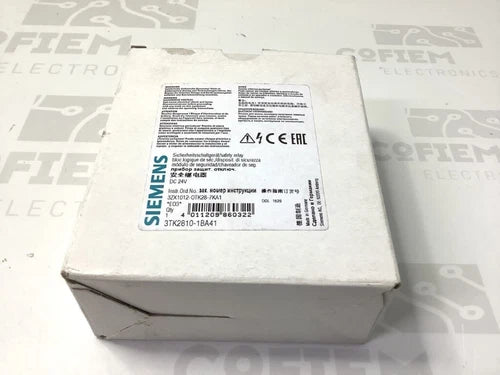 3TK28101BA41 - Siemens - 3TK2810-1BA41 Security Block New