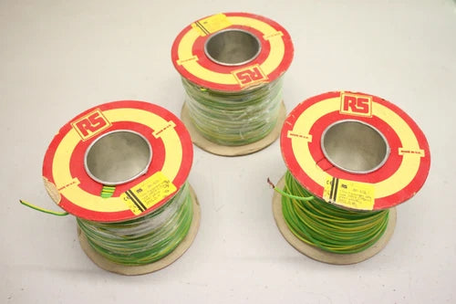 3,4kg RS 0,75mm 18AWG Gr¨¹n Gelb Kabel Cable Equipment wire  361-670 OVP