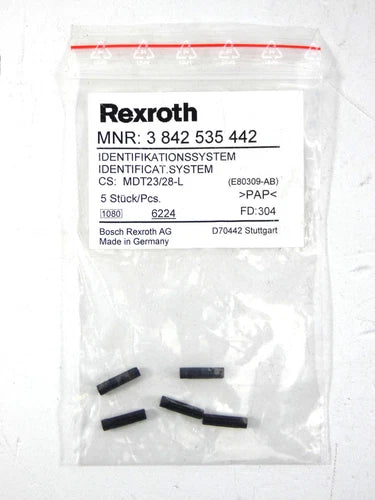 5 St¨¹ck Rexroth 3 842 535 442 Identifikationssystem | MDT23/28-L | NEU