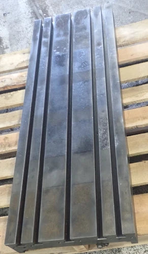 16" x 45" T-Slotted Table 4.5" Tall Table, Steel Weld Table - 5 Slot
