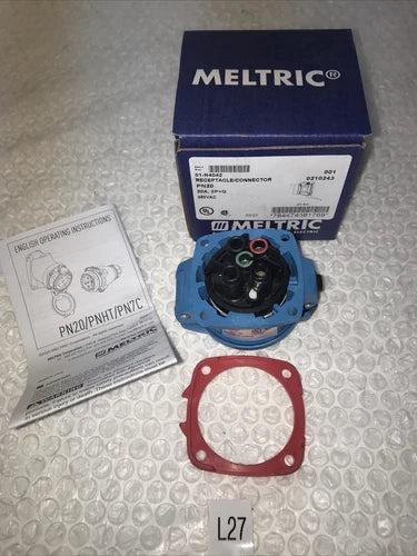* New Meltric Receptacle/Connector 01-N4042 PN20 20A 480VAC#