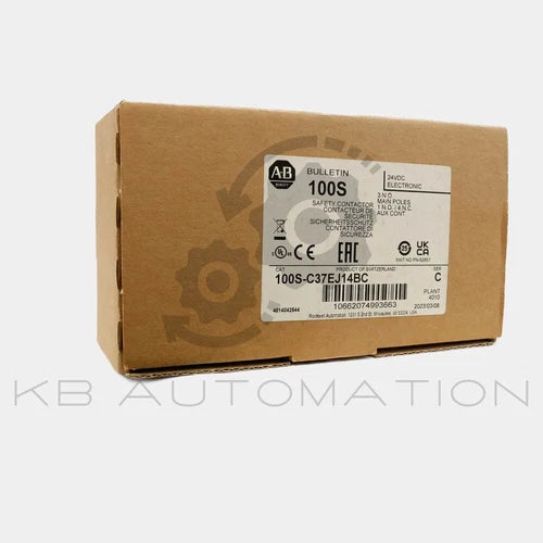 Contactor de segurança 100S-C37EJ14BC 18,5 kW, 37 A, 24 V 50/60 Hz / 24 V CC, poste de alimentação 3NO