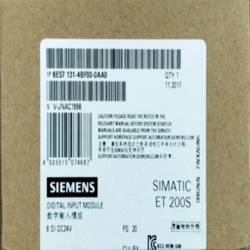 New Siemens 6ES7131-4BF00-0AA0 6ES71314BF000AA0 Electronics module for ET 200S