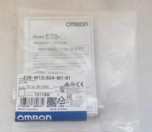 1PC New Omron E2B-M12LS04-M1-B1 Proximity Sensor Free Shipping