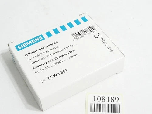 Siemens Hilfsstromschalter 5SW3301 / Neu OVP