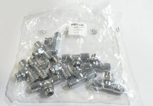 10x Festo QST-F-G1/4 - 8 T-Steckverschraubung | 10x Festo QST-F-G1/4 - 8 T-Steckverschraubung | 193432