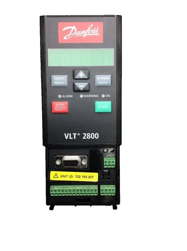 195N1003 - DANFOSS - VLT2807PT4B20STR0DBF00A00C0 Variator REFURBISHED