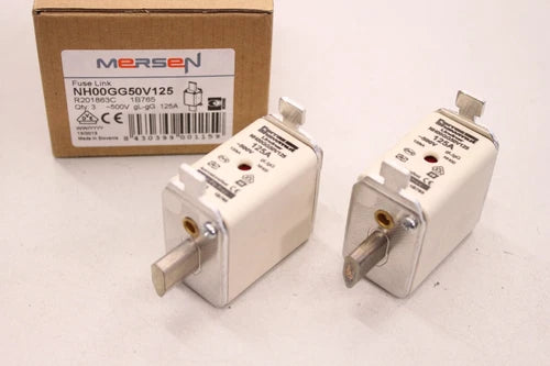 2x MERSEN  Sicherungseinsatz 125A 500V 1B765 R201863C OVP NH00
