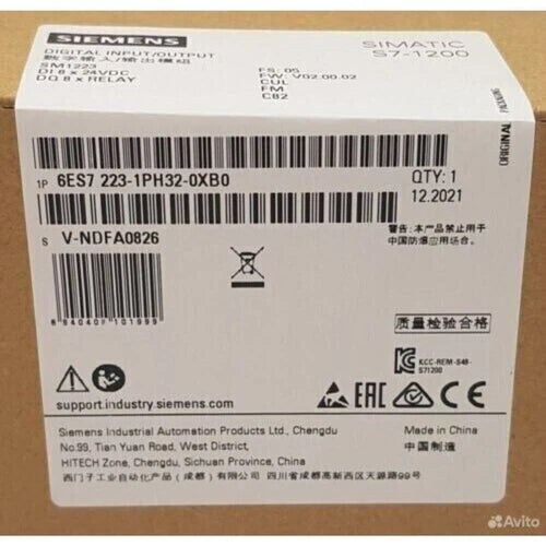 New Siemens 6ES7223-1PH32-0XB0 S7-1200 Digital I/O SM 1223 6ES7 223-1PH32-0XB0