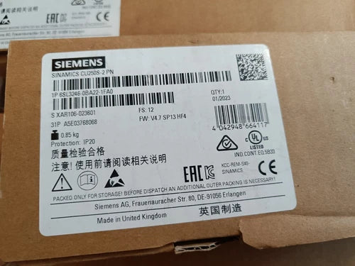 6SL3246 0BA22 1FA0 , CU250S 2 PN SIEMENS SINAMICS ,GARANT?A INVOICE ENVIO R?PIDO