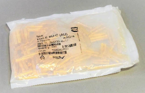 NEW HARTING  09330006215 Han E BU-C(AU) 0,75qmm AWG18 [24 MONTHS WARRANTY]