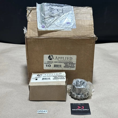 (10) NEW OPEN BOX- Applied Industrial 08x1.312 SNWADAPTERASSY American Made