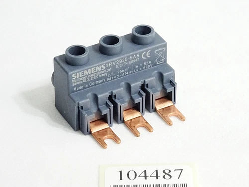 Siemens 3RV2925-5AB 3-Phasen-Einspeiseklemme
