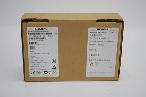 Siemens sinamics G120 Power Module PM230 6SL3 210-1NE11-3AL0 ( 6SL3210-1NE11-3AL