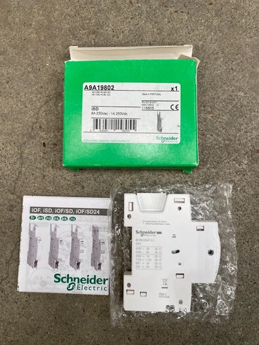 9 件全新施耐德电气 A9A19802 A9 IC60 RCBO SD ISD 辅助触点