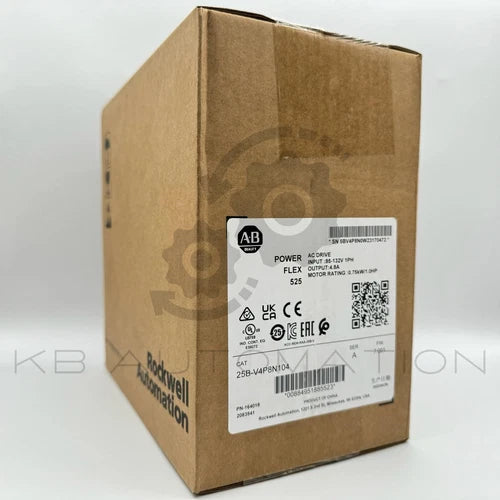 25B-V4P8N104 Inversor PowerFlex 525 CA, entrada: monofásico 85-132 VCA, saída: 4,8 A, 0,7...