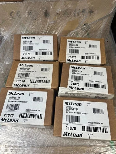 1pc x MC LEAN CAPACITOR RUN 25 MFD ROUND CASE 85 P/52603201SP/21876