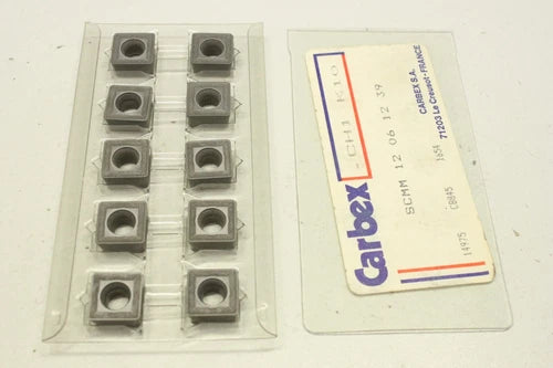 10x CARBEX CH1 SCMM 12 06 12 39 Wendeschneidplatten K10 OVP