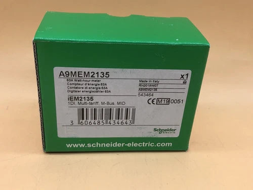 SCHNEIDER ELECTRIC A9MEM2135 - Digital Energy Meter 63A NEW IN BOX iEM2135
